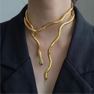 Serpenti Gold Snack Necklace-Bracelet-Multifunctional